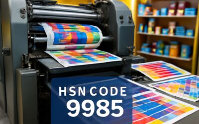 Boost GST compliance with the hsn code for printing services today