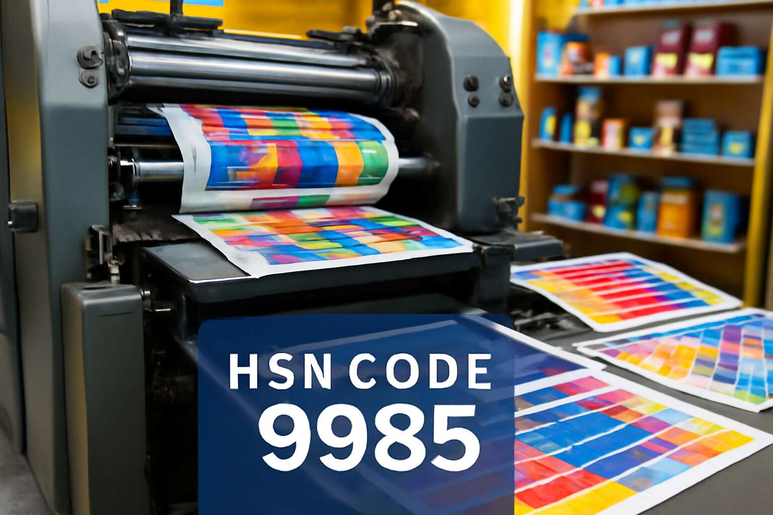 hsn code for printing services